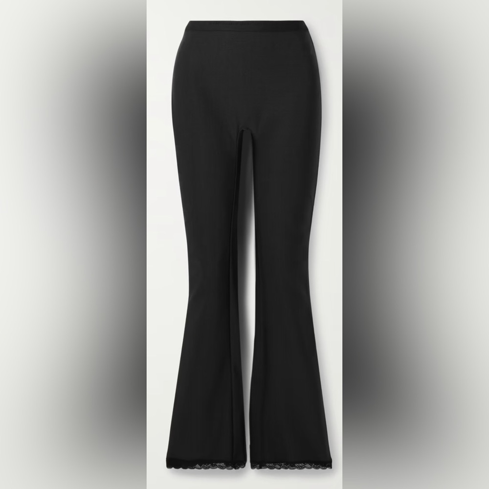 BRAND NEW WITH TAGS‼️ AlexanderWang Lace-trimmed stretch flared pants!!